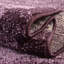 Tapis uni / rayé de couleur violette Desdemona-71186686