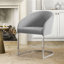 49.5cm H Upholstered Armchair & Metal Dining Chair - Load 140 kg-76053654-93239518