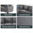 Flexible Combination Module Reversible Sectional Sofa-3881596
