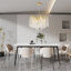 Lustre moderne unique à 8 lumières Gambrill