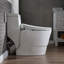 Toilette une pièce avec siège de bidet intelligent, télécommande sans fil / siège chauffant / eau chaude / sécheuse / fermeture en douceur