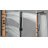 47.24inch  6-Jet Rainfall Shower Tower Shower Panel System with Rainfall Waterfall Shower Head and Shower Wand in Black Nickel-91485639
