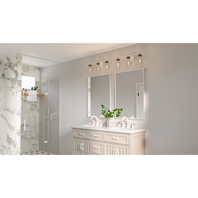 Ampelia 3-Light Matte White Bath Light