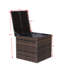 Boîte de rangement d'extérieur brune - Répond à vos besoins variés