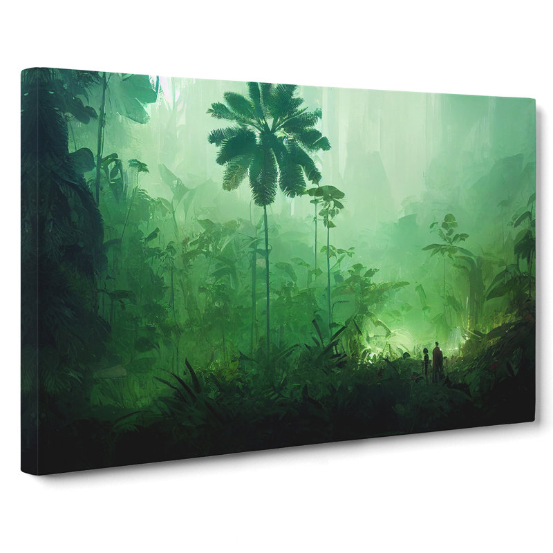 Jungle Forest - Wrapped Canvas Print, 35cm H x 50cm W x 3cm D
