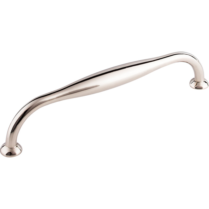 Shrewsbury Bar pull, 7 1/2" Center to Center, Polished Nickel
