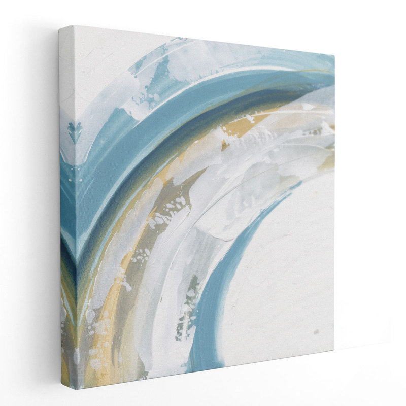Cyclical I - reproduction d'art sur toile, H 12 po x l 12 po