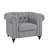 Arlis 2 Piece Air Leather Chesterfield Set – Sofa & Loveseat Classic Button Tufted Couch Set-1454950160