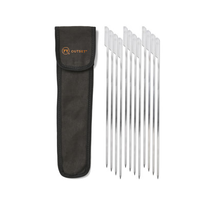 Stainless Steel Skewers And Shish Kebabs