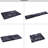 Non-shedding Washable Area Rug, Low-pile, Non-slip For Hallway, Kitchen, Dining Room - 2'6''x10' (black/gray Foldable Bedroom