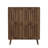 Medieval-Style Modern Shoe Cabinet, Upright Shoe Storage Unit With Vertical Grooved Finish-1053623159