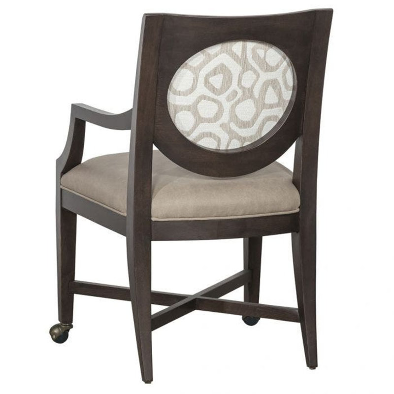Chaise avec accoudoirs Rocco, Noyer, 8794 polypropylène / oléfine parchemin