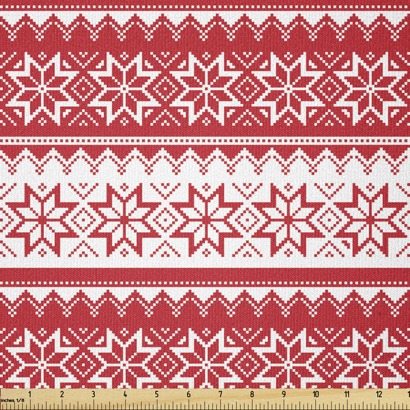 Derell Norwegian Swedish Traditional Motifs Multi-Purpose Fabric