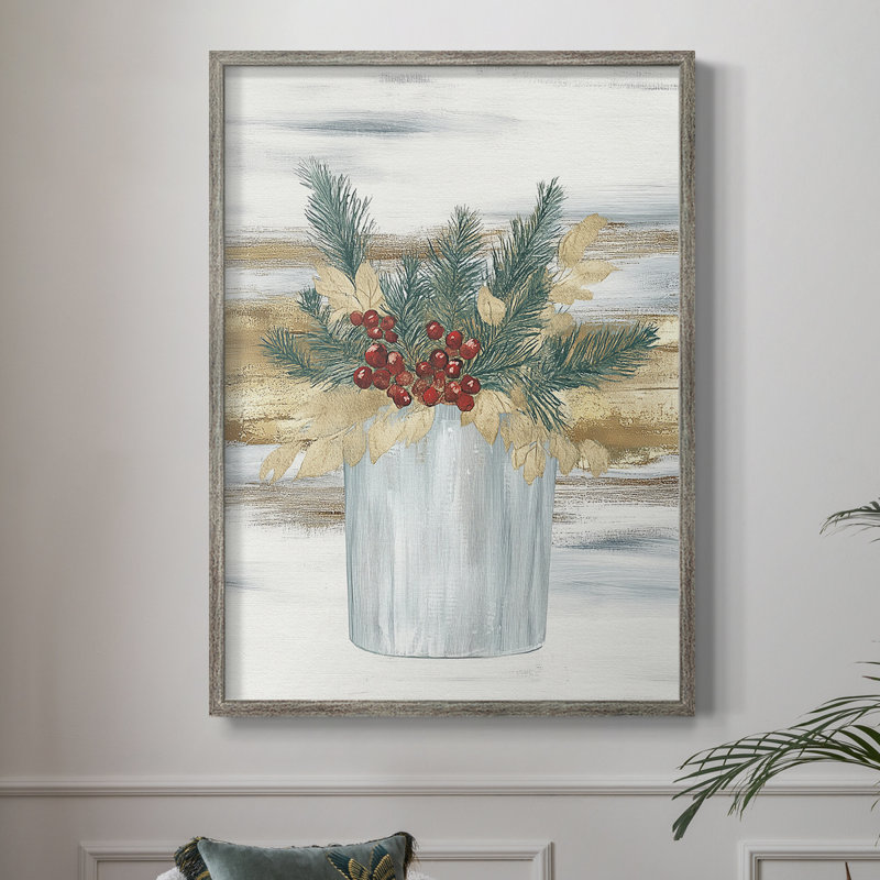 «Christmas Holiday», art encadré CLxxII - bois massif, H 11 po x l 9 po
