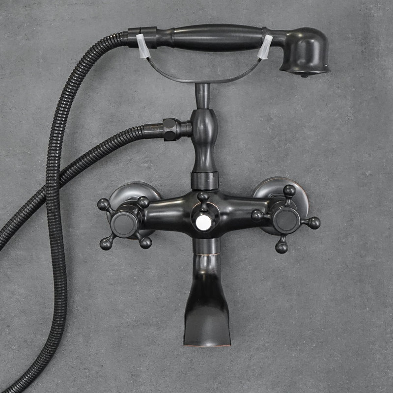 Leavitt Mixer Shower with Handheld Shower Head