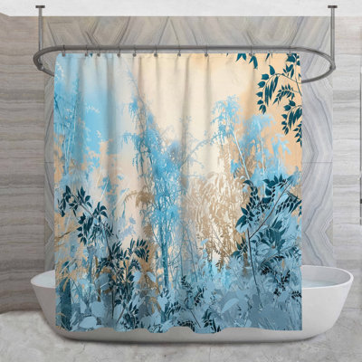 Rideau de douche Winter Landscape - Nature Bathroom Decor 16598