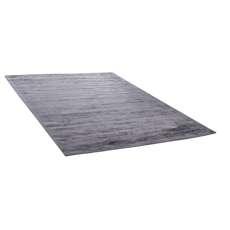 Shine Hand Loomed Anthracite Indoor Rug, Rectangle 300 x 400cm