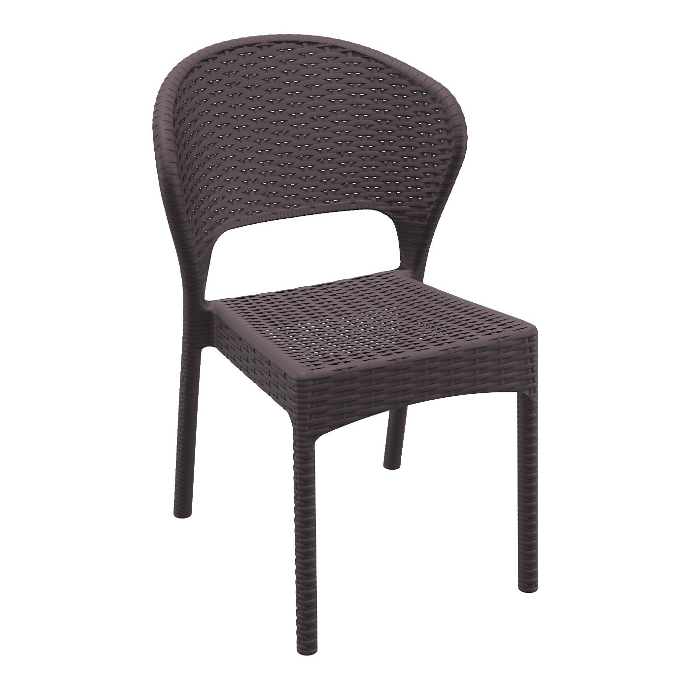 Helden 32" Patio Dining Set, Brown