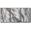 «Abstract Ink Fantasy I», ensemble de 3 toiles encadrées-97760302-97760303