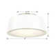 3 Light Semi Flush Mount