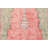 Bohemian Style Red and Green Vintage Turkish Door Mat for Stylish Floor Decor