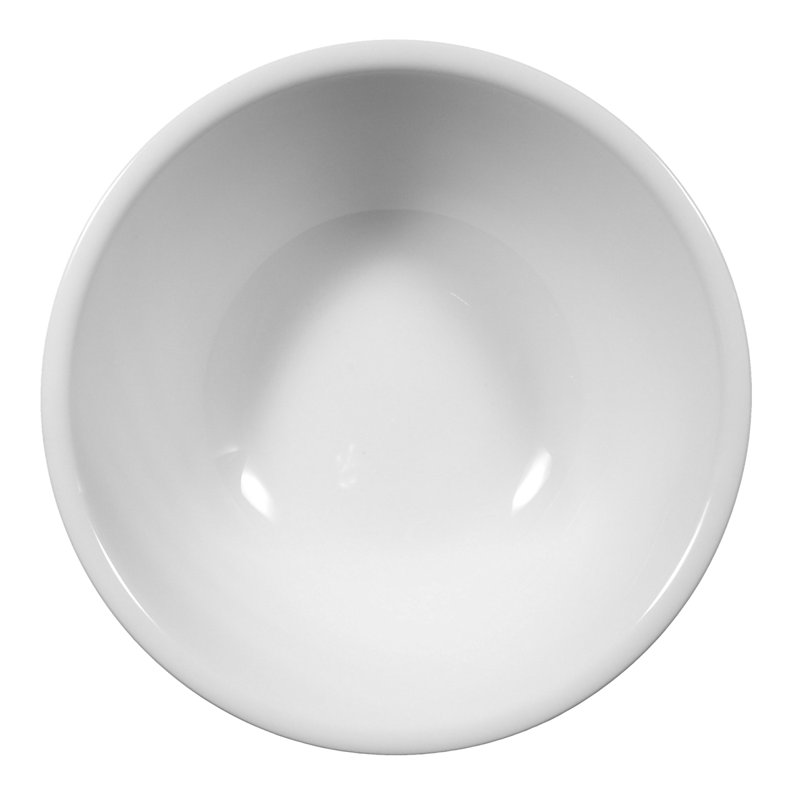 Compact White Serving Bowl