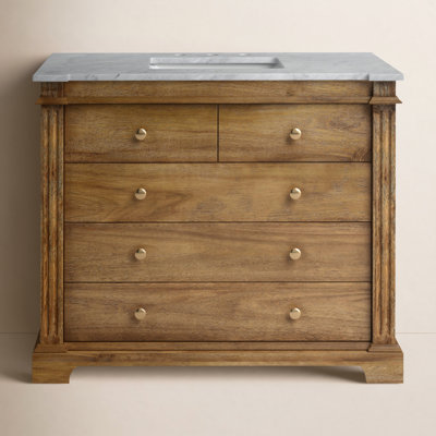 Garza 42" Acacia Single Bathroom Vanity