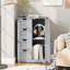 Armoire autoportante en bois avec 4 tiroirs et porte latérale-560007585