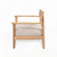Fauteuil de patio extérieur en bois d'acacia