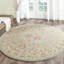Antiquity Wool Oriental Area Rug in Gray Blue / Beige-702964336