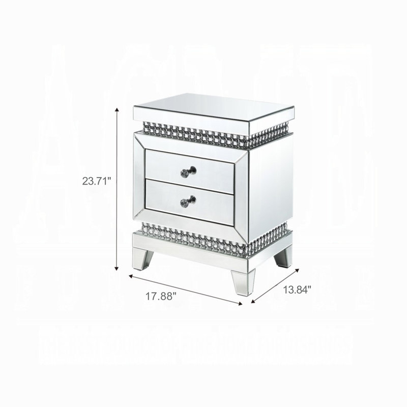 Table d'appoint à miroir Wren