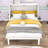 White Queen Murphy Bed Cabinet with Charging Station and Side Shelves, Space-Saving Wall Bed Frame-2137416301-2137416302