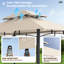 Pavillon de jardin en acier pour barbecue l 8 pi. x P 5 pi.-59458086