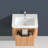 Wall-Mounted Bathroom Vanity With Sink, Modern Floating Vanity With Drawers-245589226