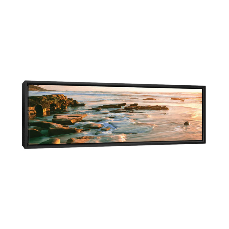 Coastal Rock Formations I, Windansea Beach par Panoramic Images - Estampe numérique sur toile tendue avec châssis