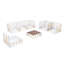 Cleonia 7-Piece Rattan Patio Conversation Set with Metal Frames
