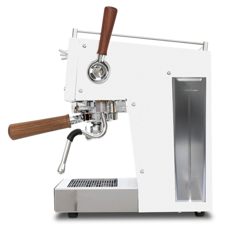 Machine à espresso à double foyer Verso de DUO Plus Ascasso, Blanc mat