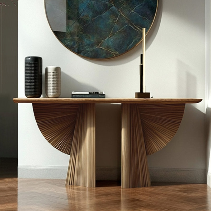 Console rétro de luxe de style français