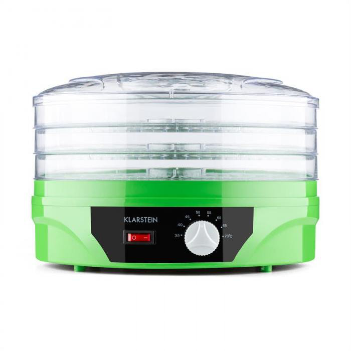 Klarstein 260 Watt Food Dehydrator, Green