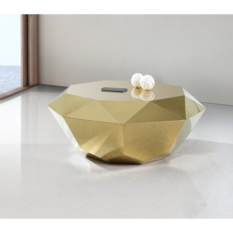 Suki Coffee Table, Gold