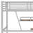 Alph Kids  Loft Bed with Desk and Shelf-993112439-993112436