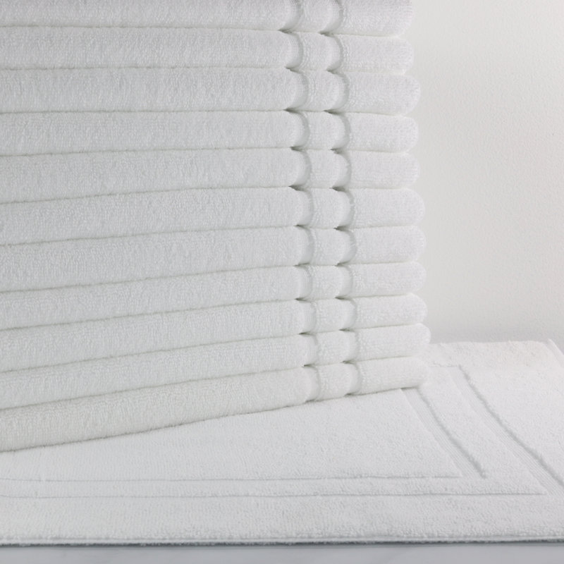 Crown Touch Super Plush Bath Towel, White