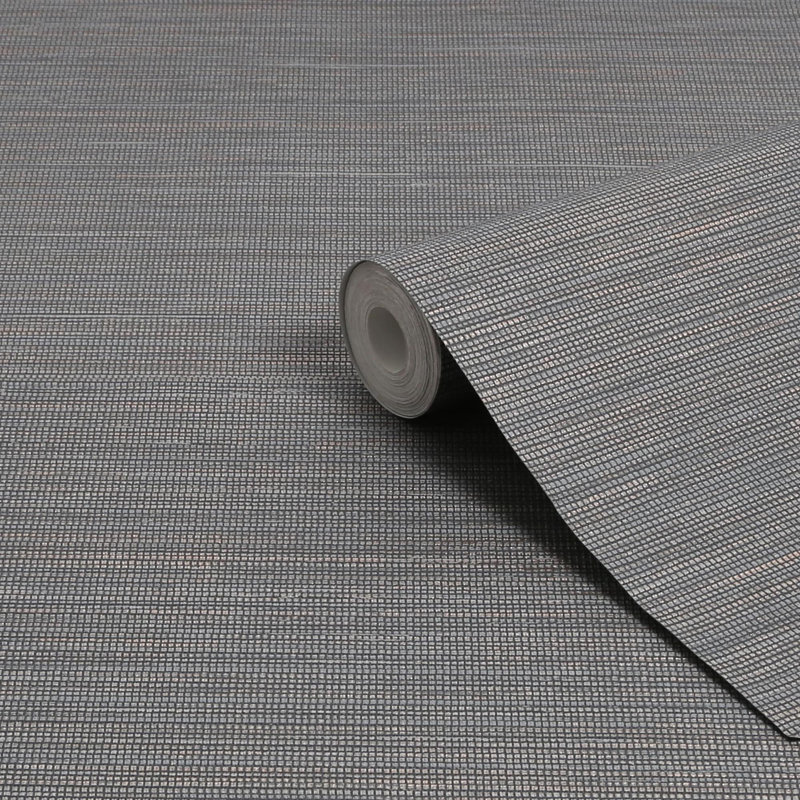 Boutique Gilded Textured Plain Wallpaper, Taupe