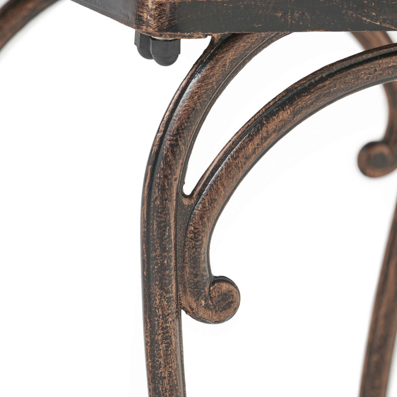 Table d'appoint en aluminium, ensemble de 2