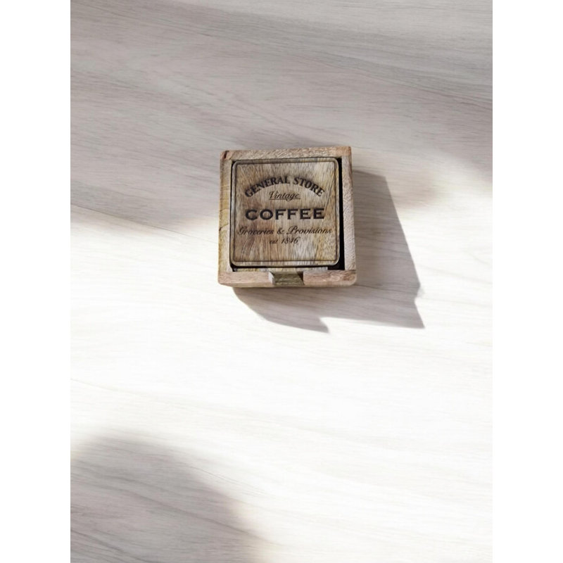 Geko Square 4 Piece Coaster Set