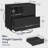 31.5'' Wide Mobile File Cabinet with Storage and Charging Station-1079105116