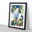 Yoro Waterfall in Mino Province by Katsushika Hokusai - Picture Frame Art Print-55641273-55641274