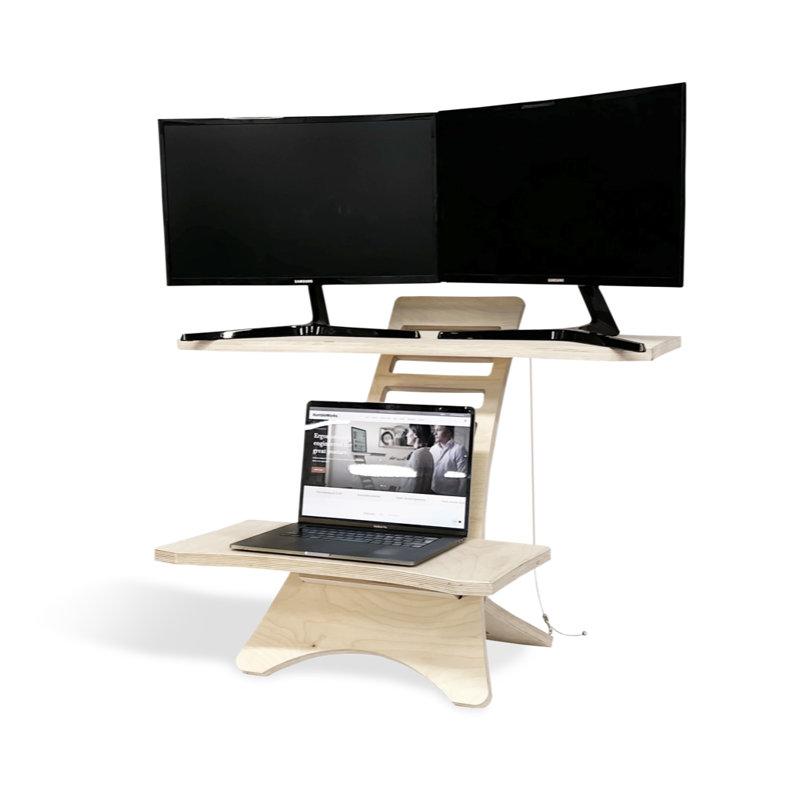 Partone Adjustable Curved Standing Desk