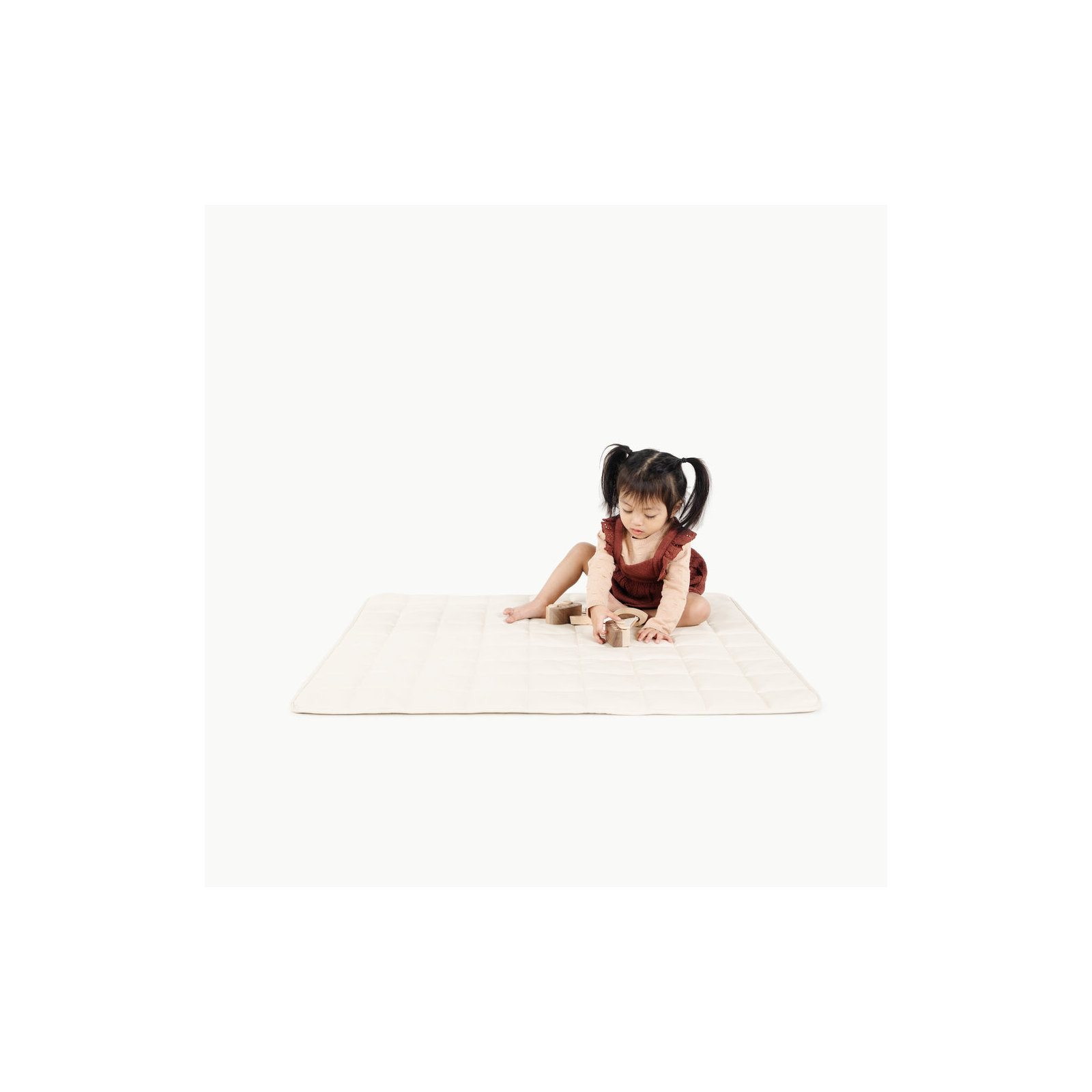 Gathre Quilted Mat, Ivory
