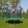 Trujump 12' Round Trampoline with Safety Enclosure & with Lifetime Warranty on Jump Mat